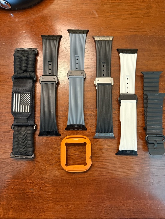 Other - Apple altra 49mm Replacement Watch Bands and Orange Protective Bezel